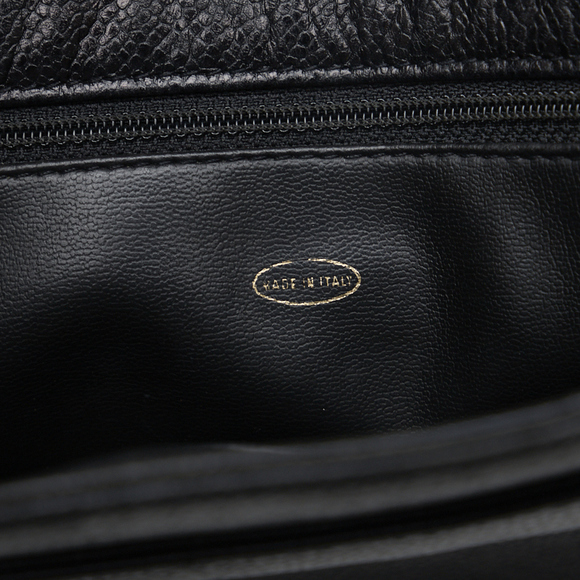 Chanel Deca Coco Mark Chain Tote Bag Shoulder Bag Black - Picture 7 of 8